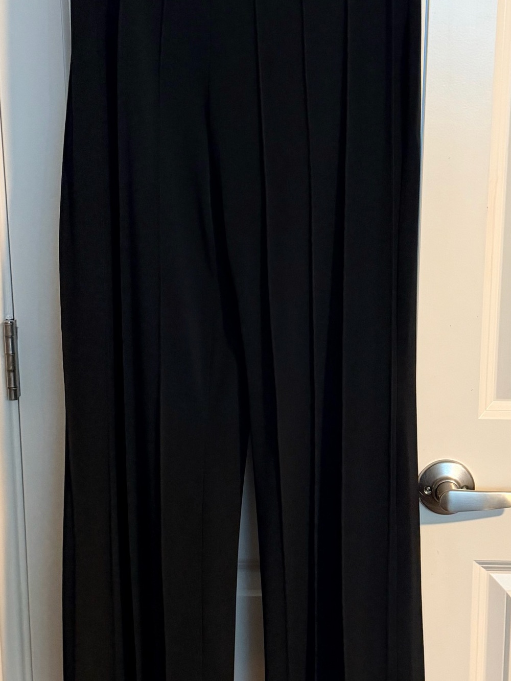 Valentina Black Wide-Leg Women’s Pants